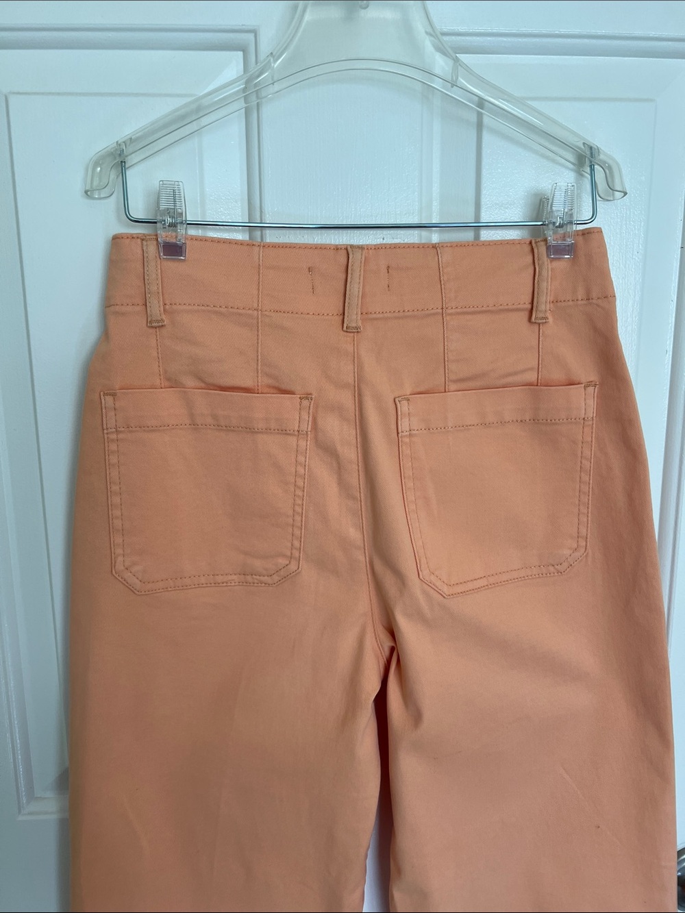 Bagatelle Collection Peach Cropped Wide-Leg Pants - Picture 4 of 7